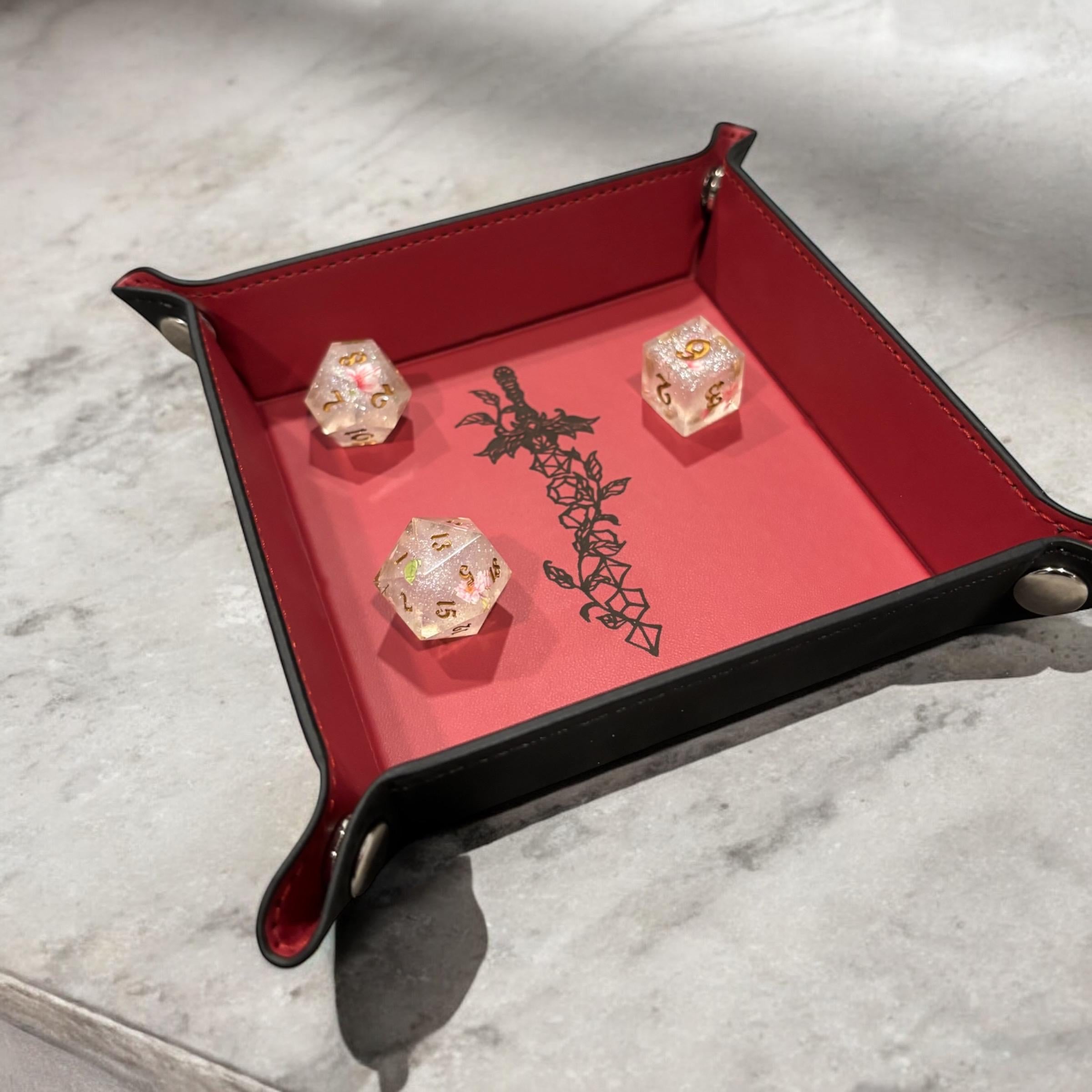 Dice Sword & Vine Dice Tray DND