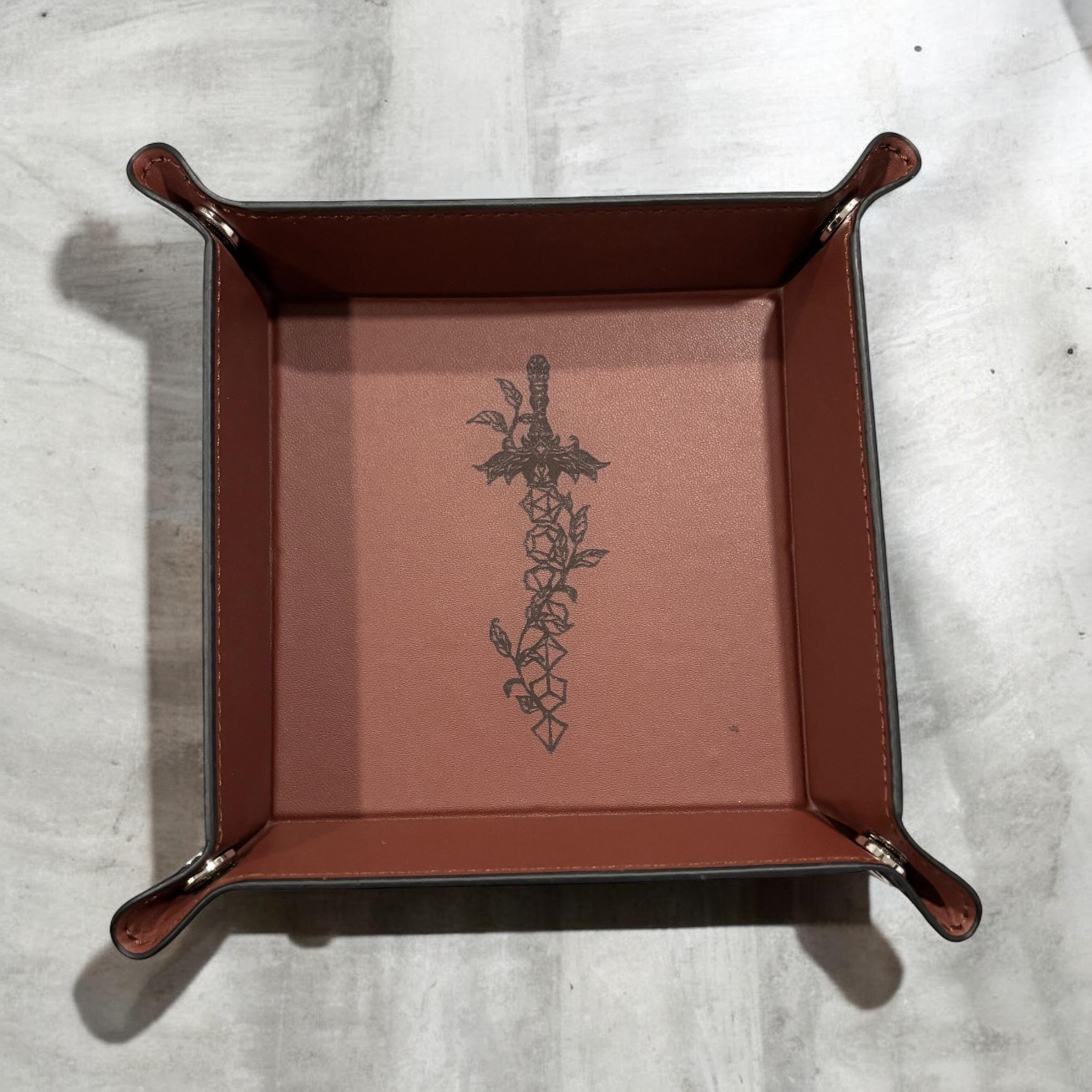 Dice Sword & Vine Dice Tray DND