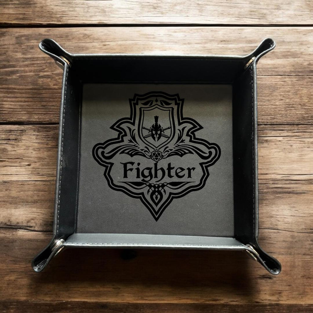 Class Dice Tray DND Cleric/Barbarian/Fighter/Druid/Alchemist/Artificer/Bard/DM/Monk