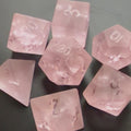 Pink Lightning Matte 7 Piece Dice Set DND